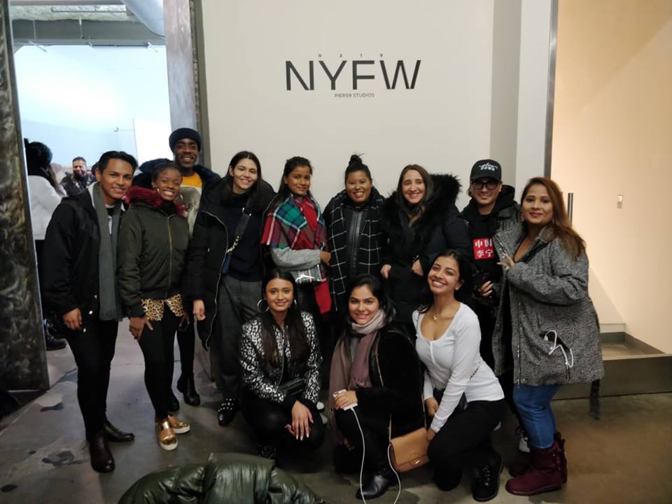 Students worked with emerging designers at New York Fashion Week.