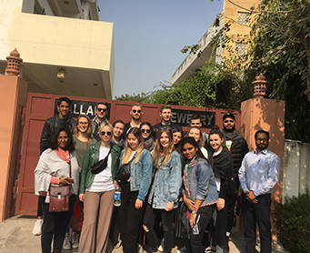 LDT Nagold students from Germany at Jaipur Campus.